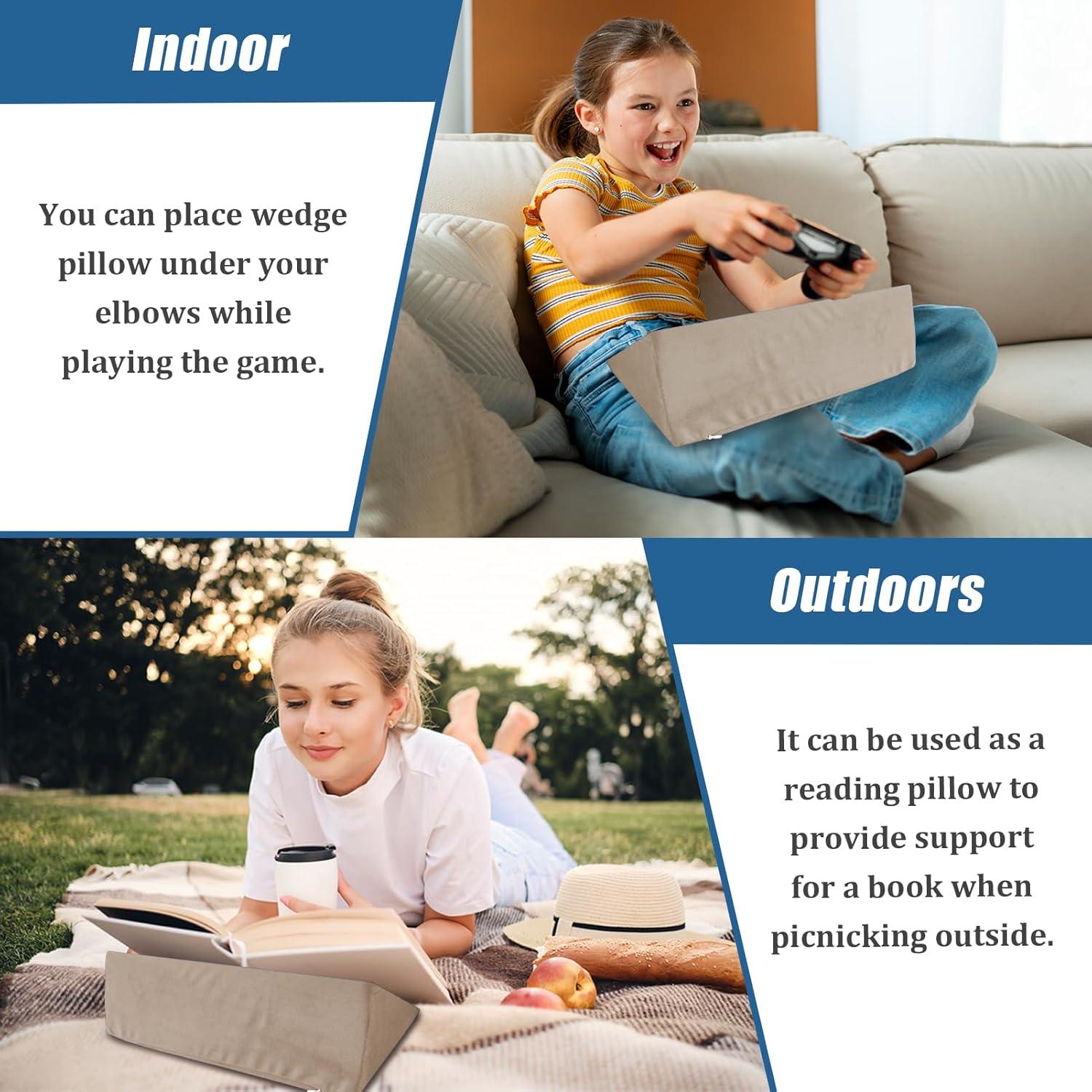 Almohada en Cuña Zantle de Espuma para Alivio de Dolor