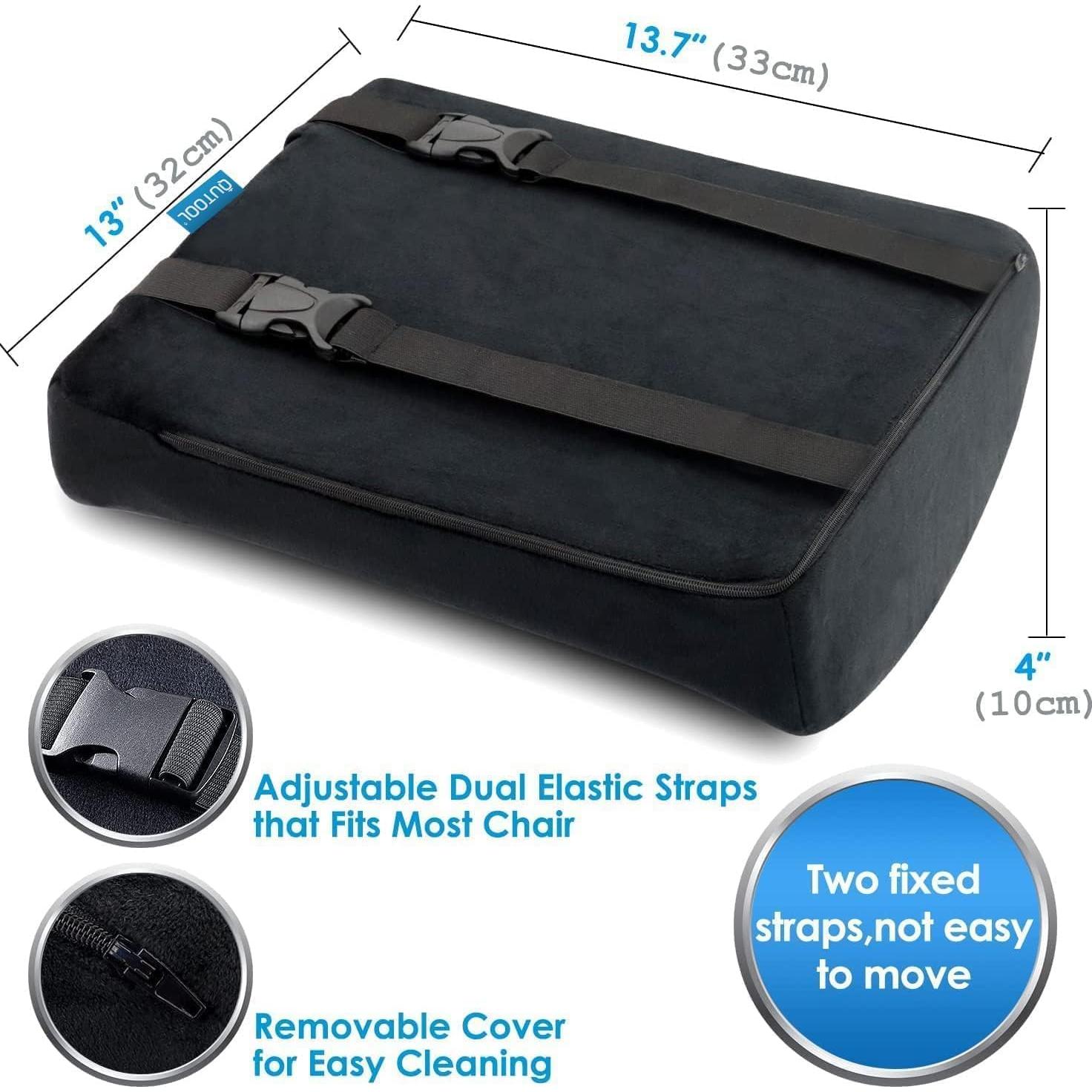 Cojín de Espuma Viscoelástica Qutool con Almohada Lumbar