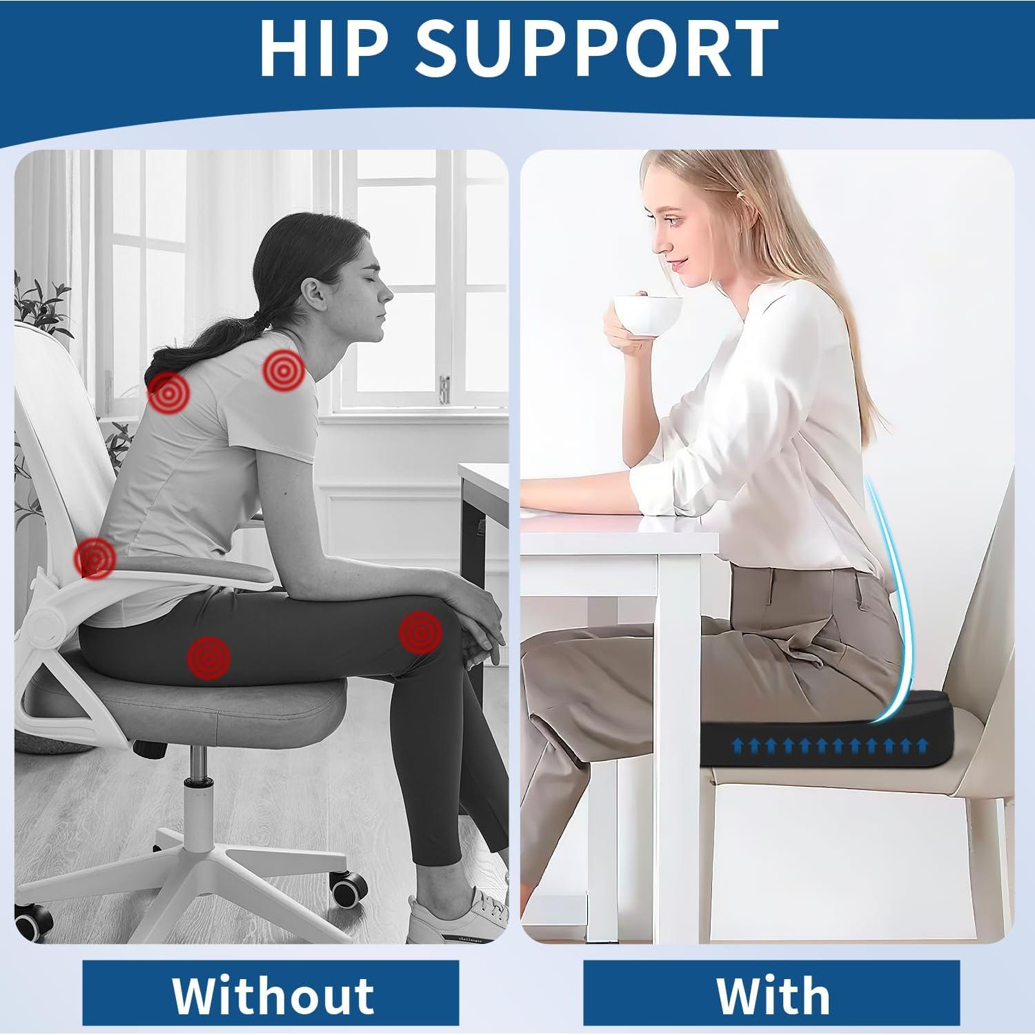 Cojín de Espuma Viscoelástica Qutool con Almohada Lumbar