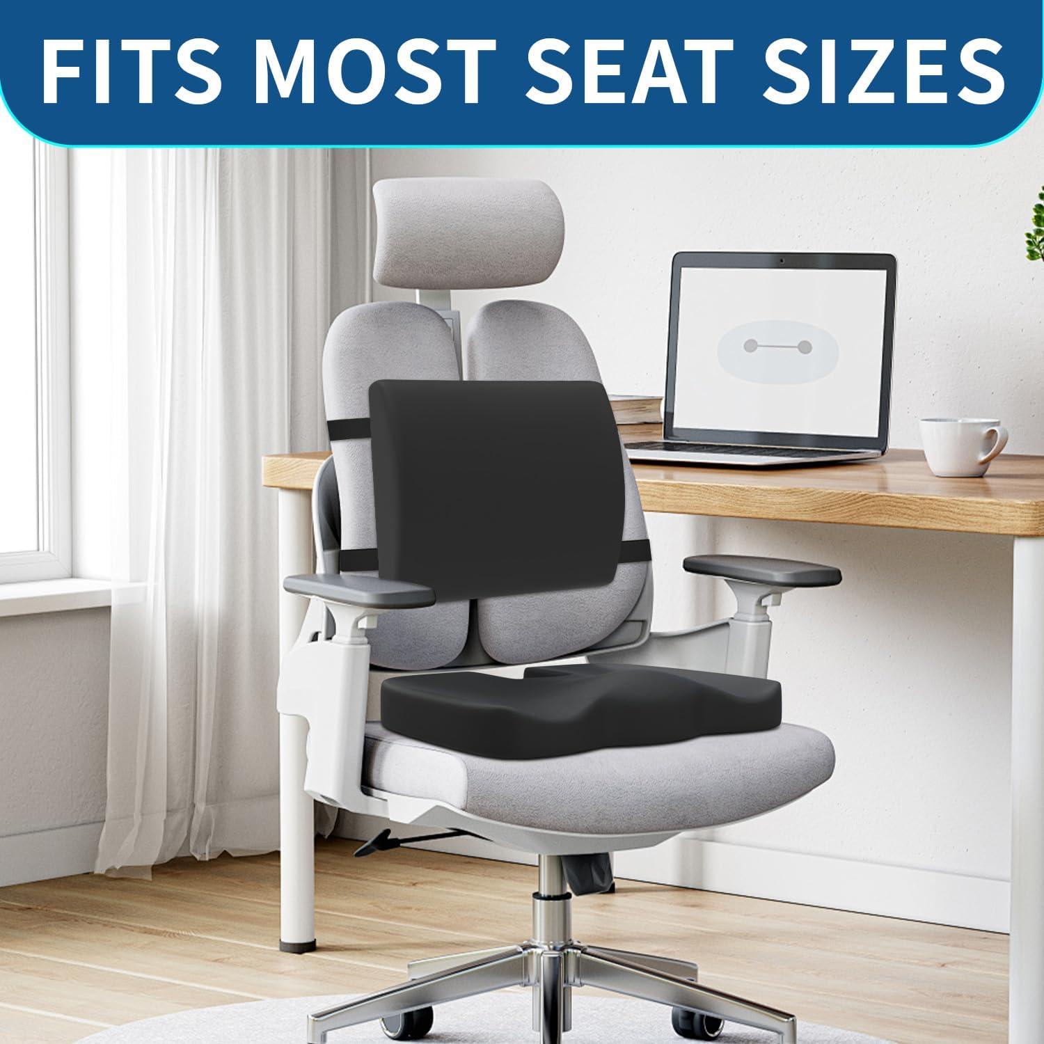 Cojín de Espuma Viscoelástica Qutool con Almohada Lumbar