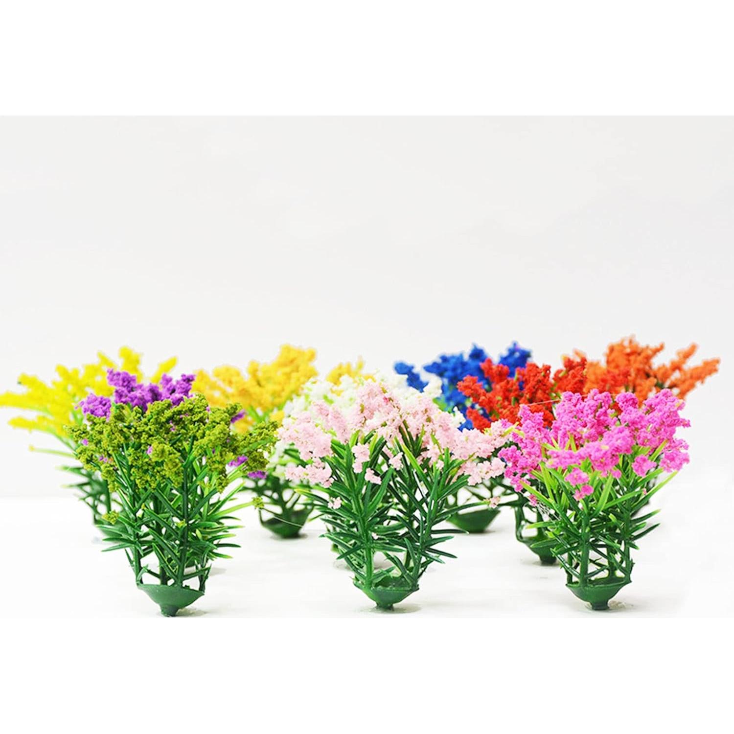 Woohome Kit de 50 Racimos de Flores 5 cm para Paisajismo