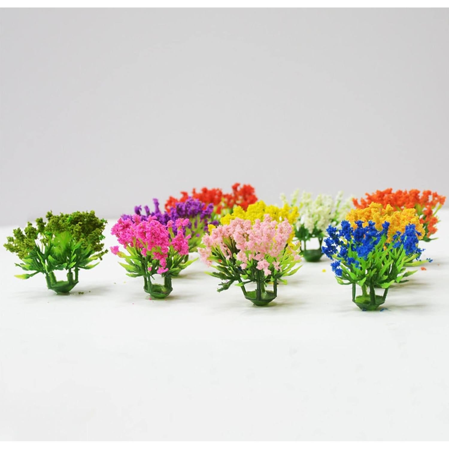 Woohome Kit de 50 Racimos de Flores 5 cm para Paisajismo