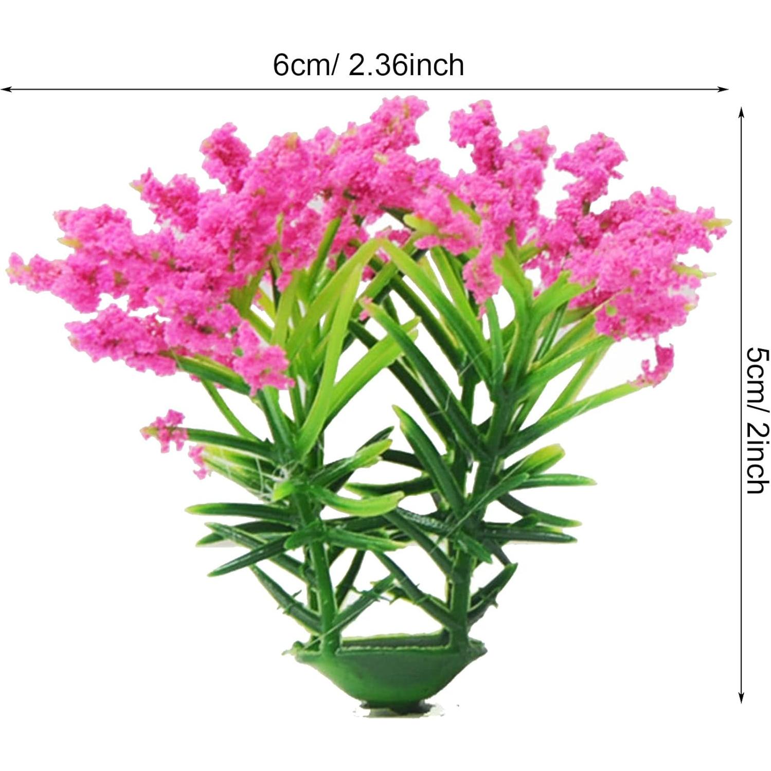 Woohome Kit de 50 Racimos de Flores 5 cm para Paisajismo