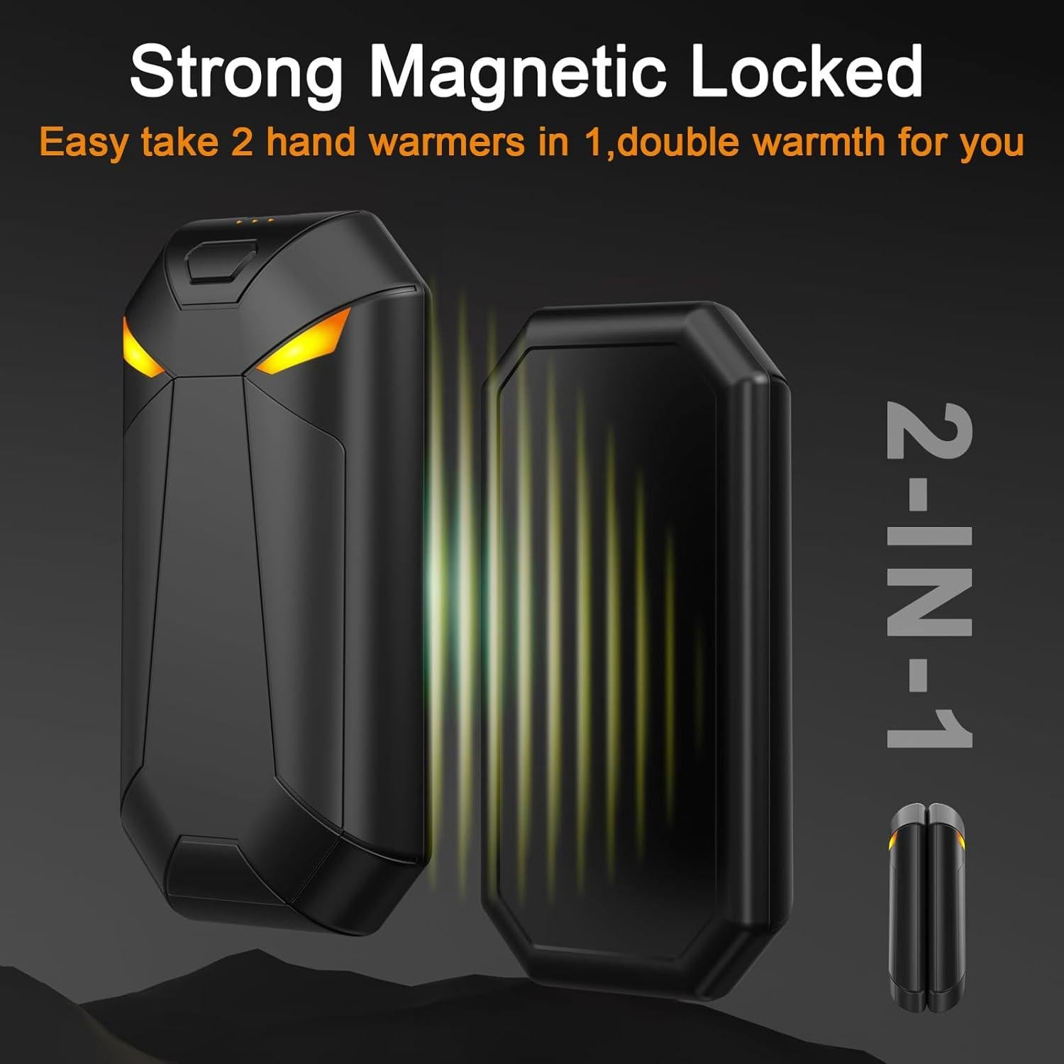 Calentadores de Manos Recargables Vemander 6000mAh 2 Piezas