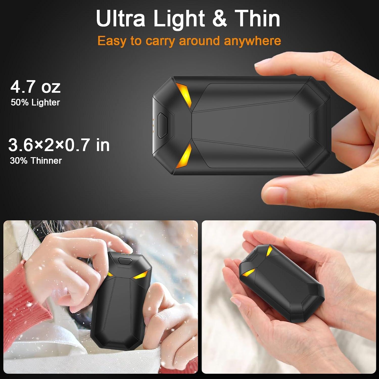 Calentadores de Manos Recargables Vemander 6000mAh 2 Piezas