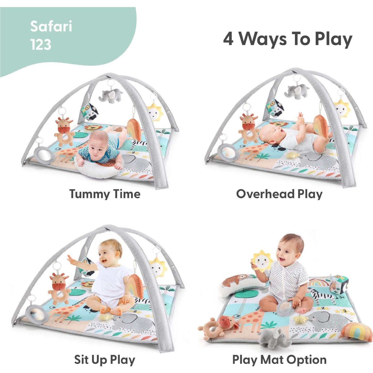 Gimnasio de Juego The Peanutshell 7 en 1 Safari Bebés