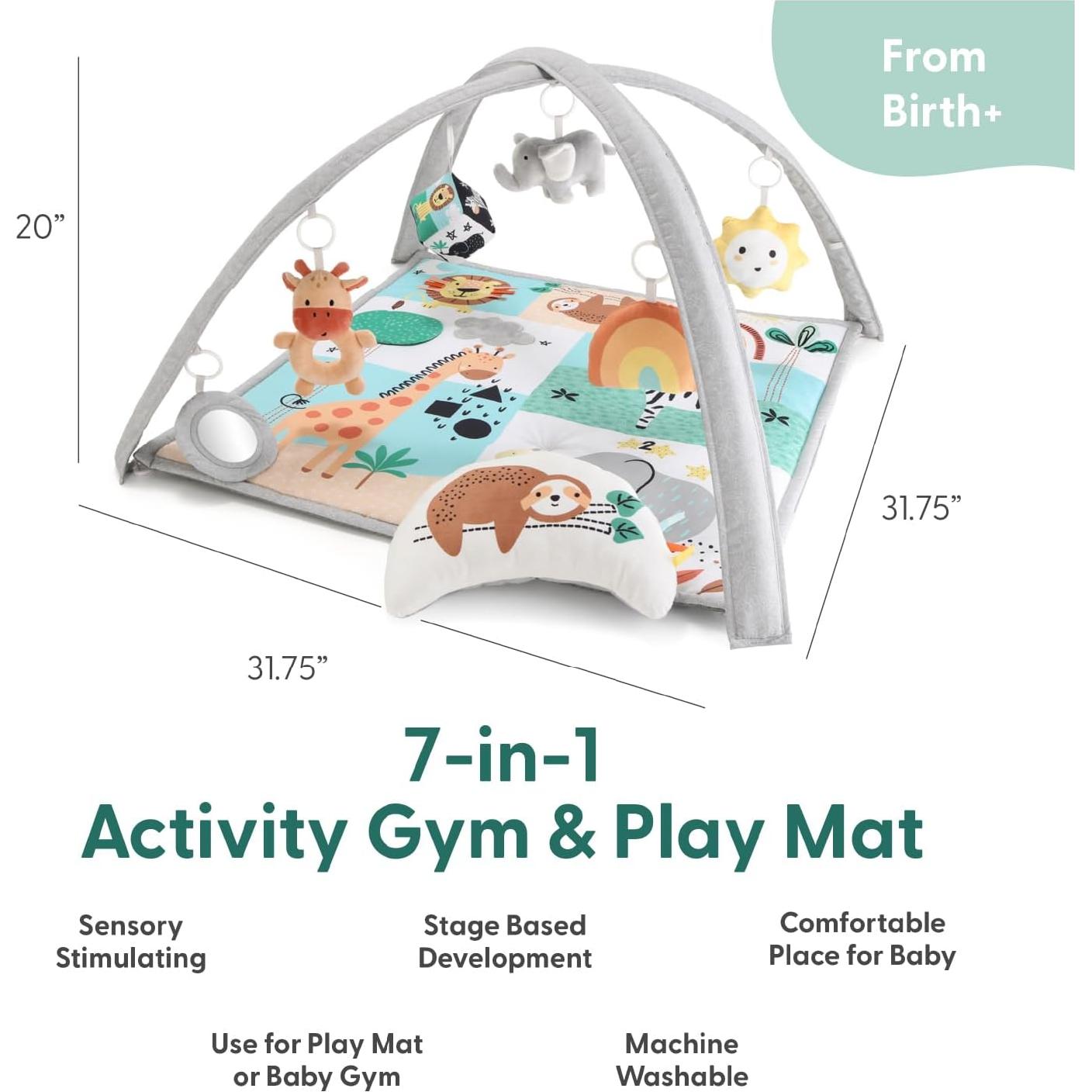 Gimnasio de Juego The Peanutshell 7 en 1 Safari Bebés