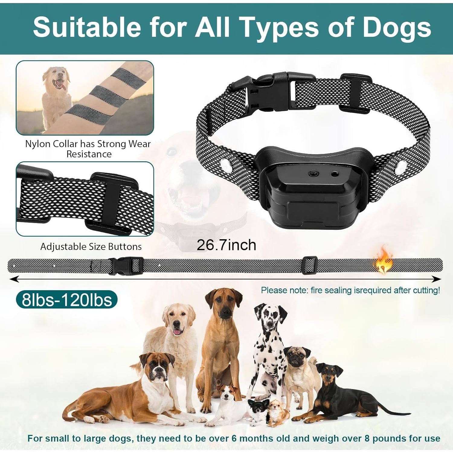 Collar de Entrenamiento de Citronela KDSZJDV T510 IPX7 para Perros