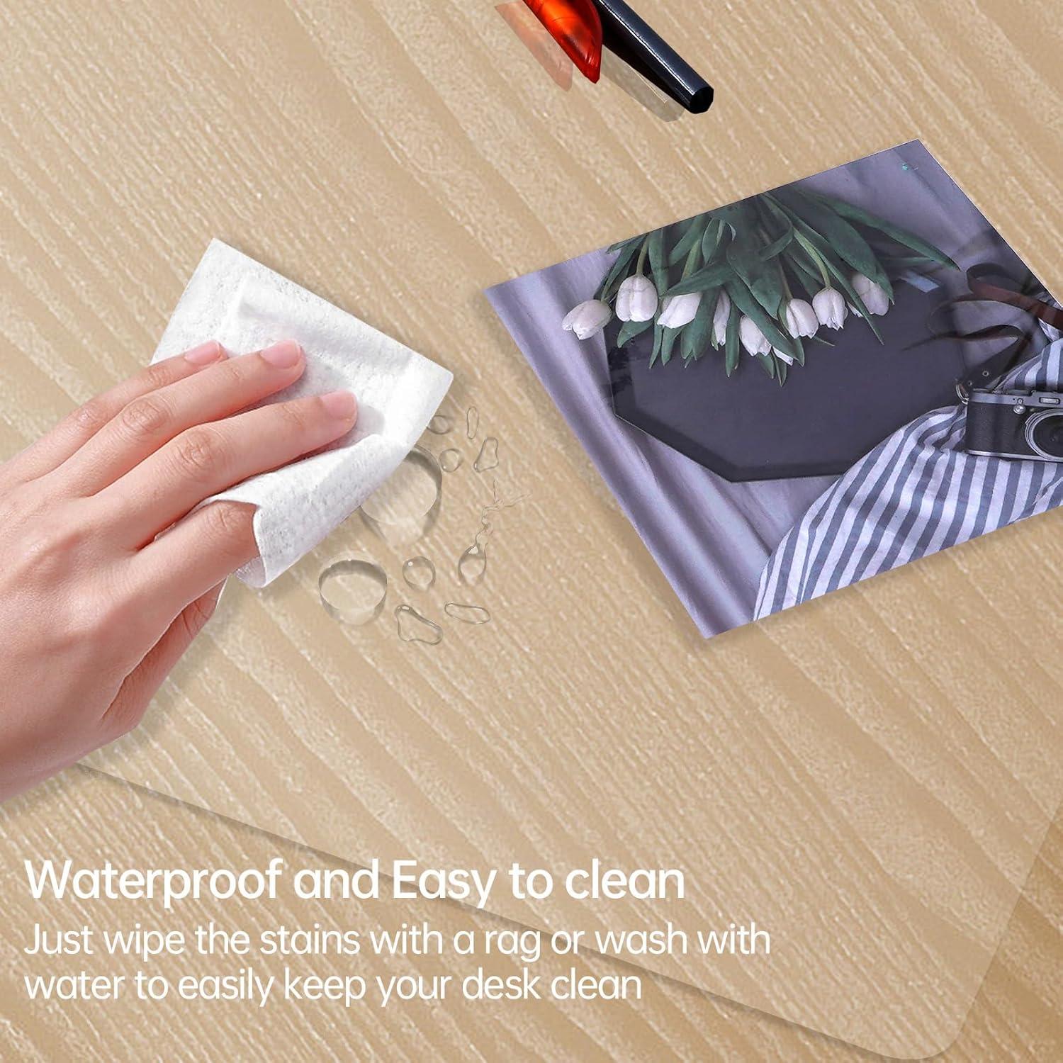 Alfombrilla de Escritorio Transparente Anstron 60x30 cm Antideslizante