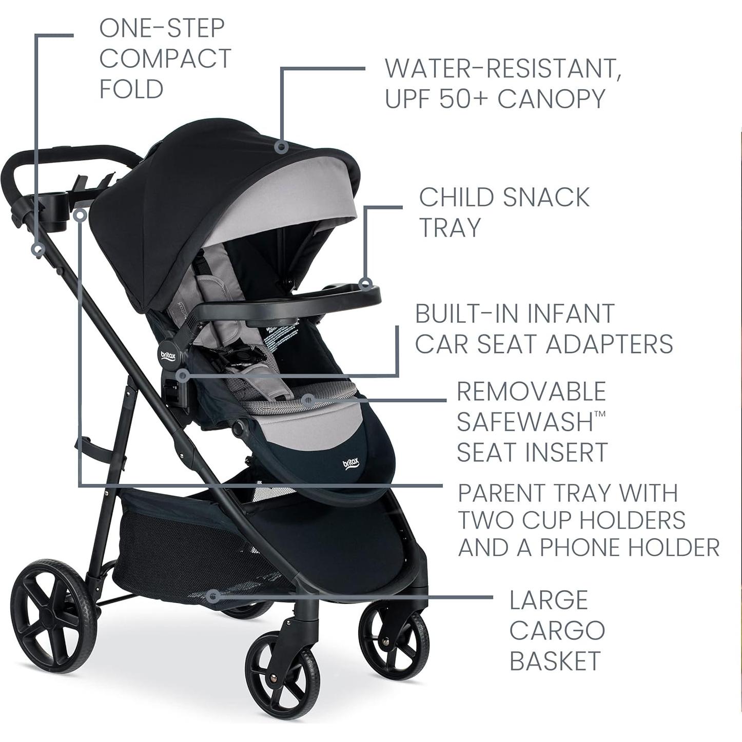 Carriola Modular Britax Brook+ Ultra-Ligera 10.43 kg