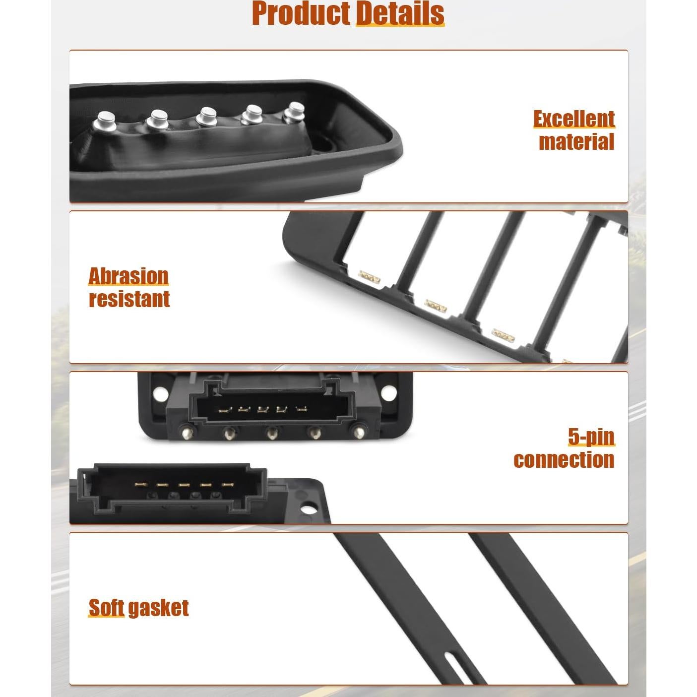 Interruptor de Contacto Puerta Deslizante XINSYuan 5 Pines