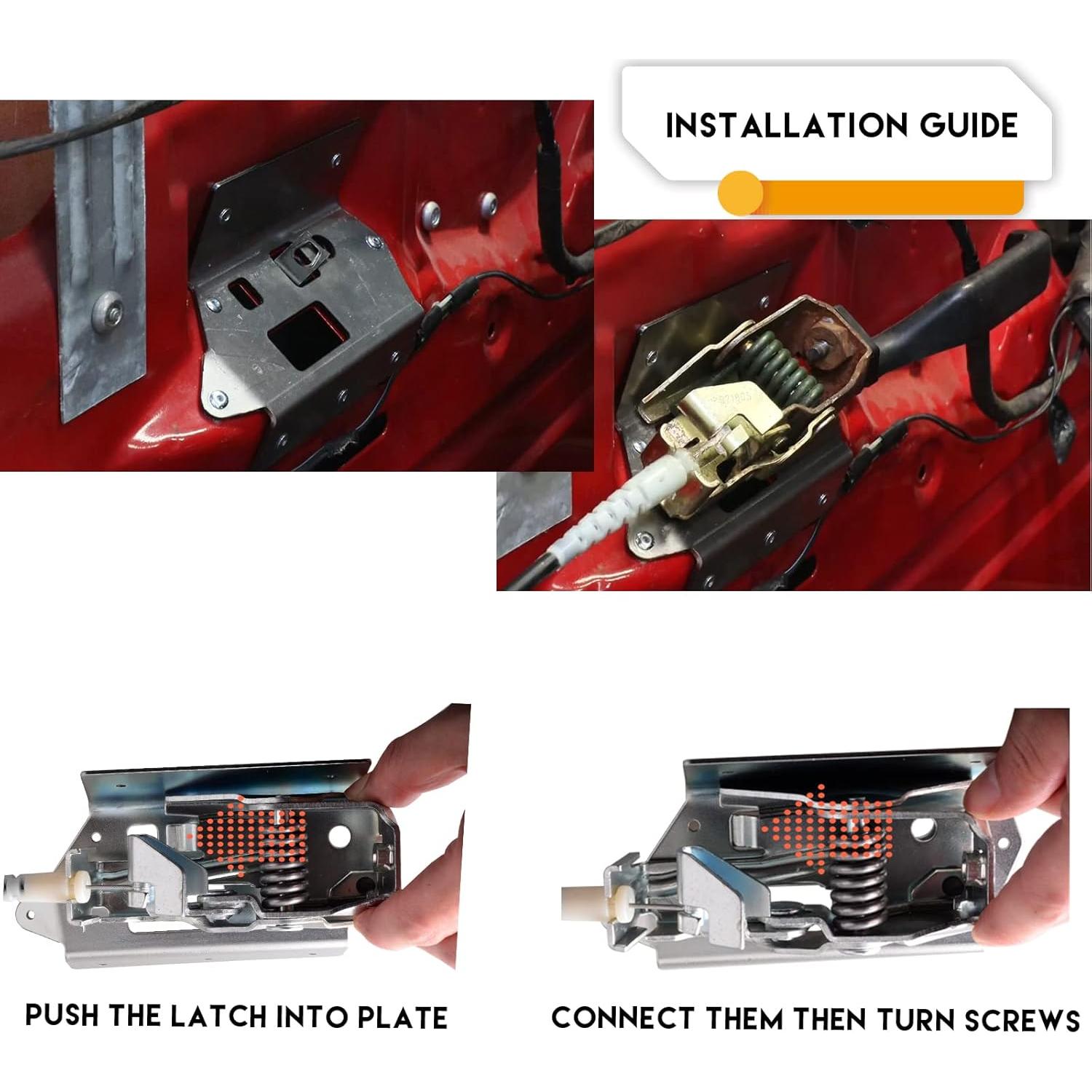 Cierre de puerta pasajero Unikpas F150 F250 1992-96 con kit