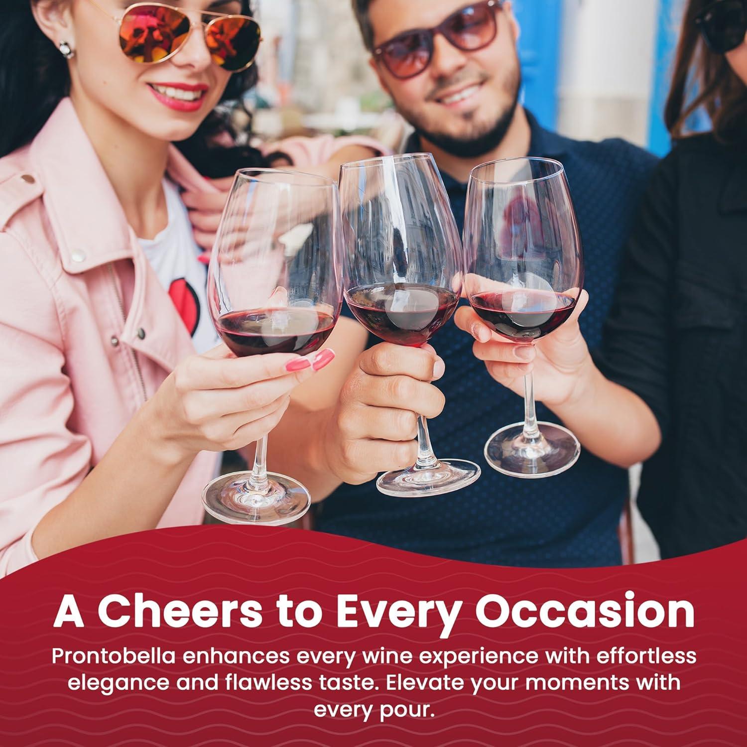 Aerador de Vino Pronto Bella con Tallo de Botella - Sin Goteo