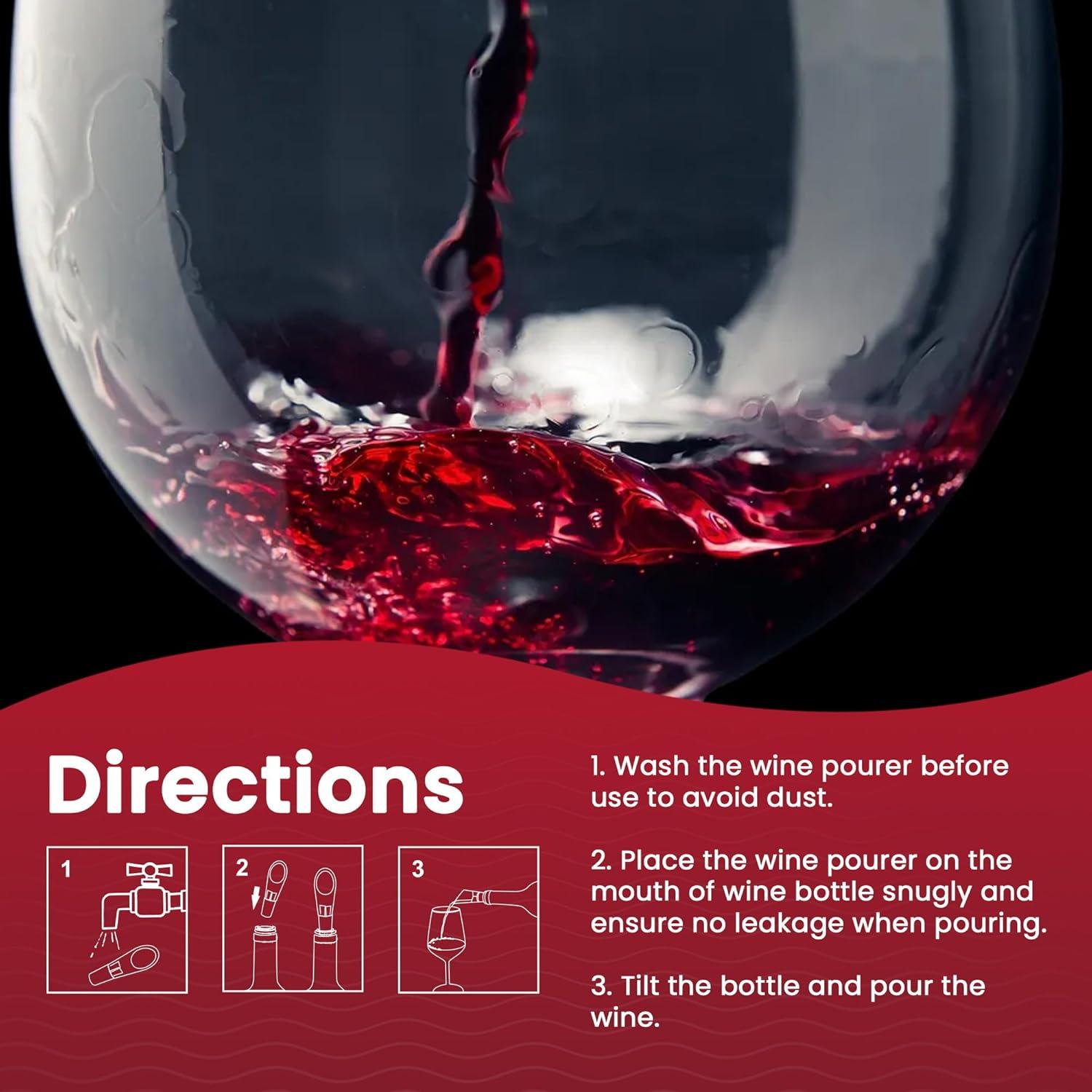 Aerador de Vino Pronto Bella con Tallo de Botella - Sin Goteo