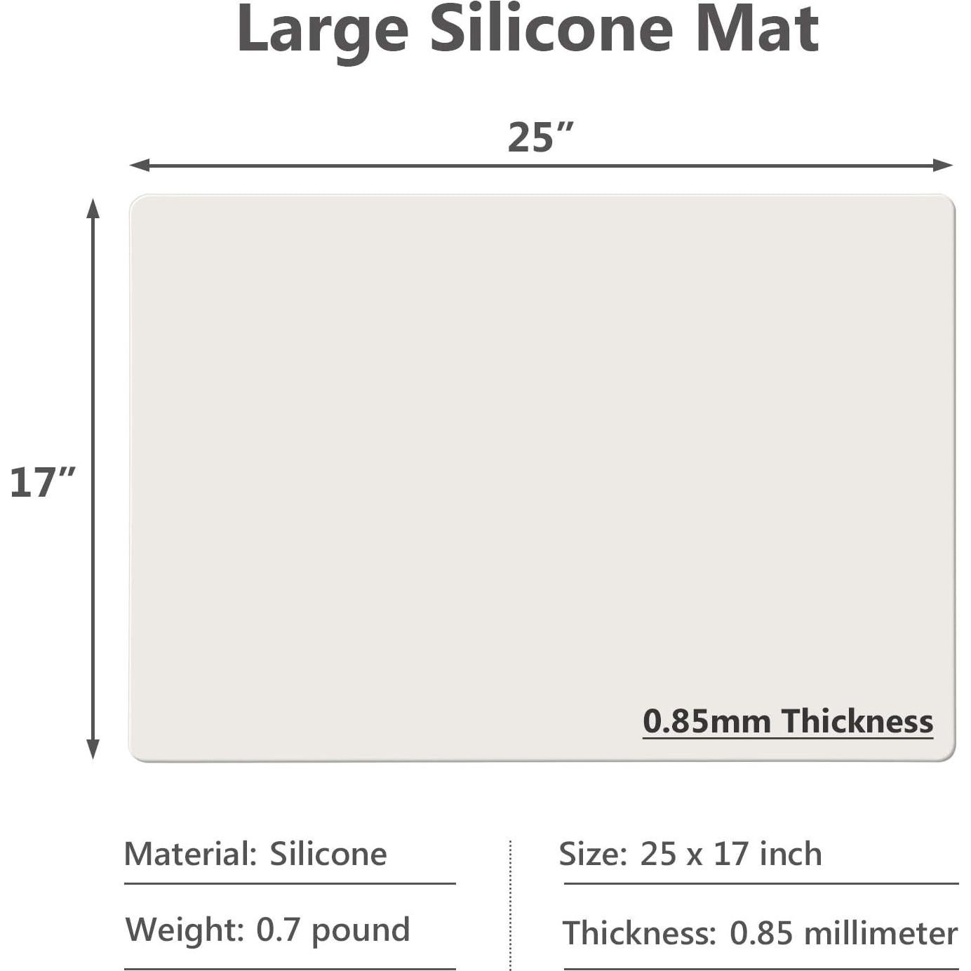 Tapete de Silicona Gartful Antideslizante 63.5x43.2cm Beige
