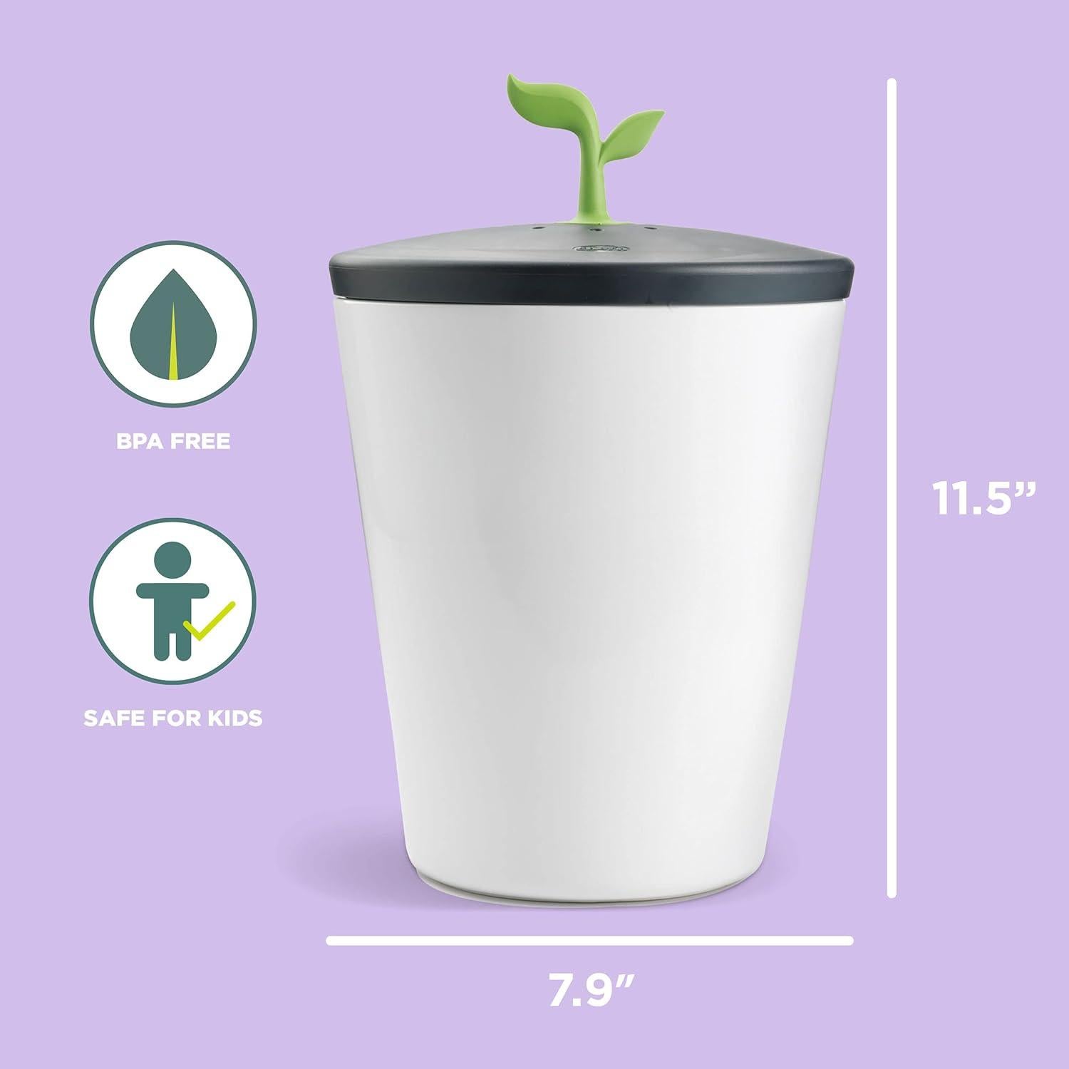 Contenedor de Compostaje Chef'n EcoCrock 3.3L Cerámica Negro