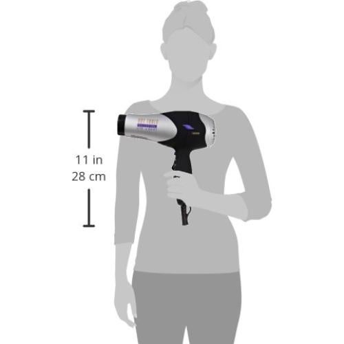 Secador de Pelo Turbo Estilizador Hot Tools 1875W Plata/Negro