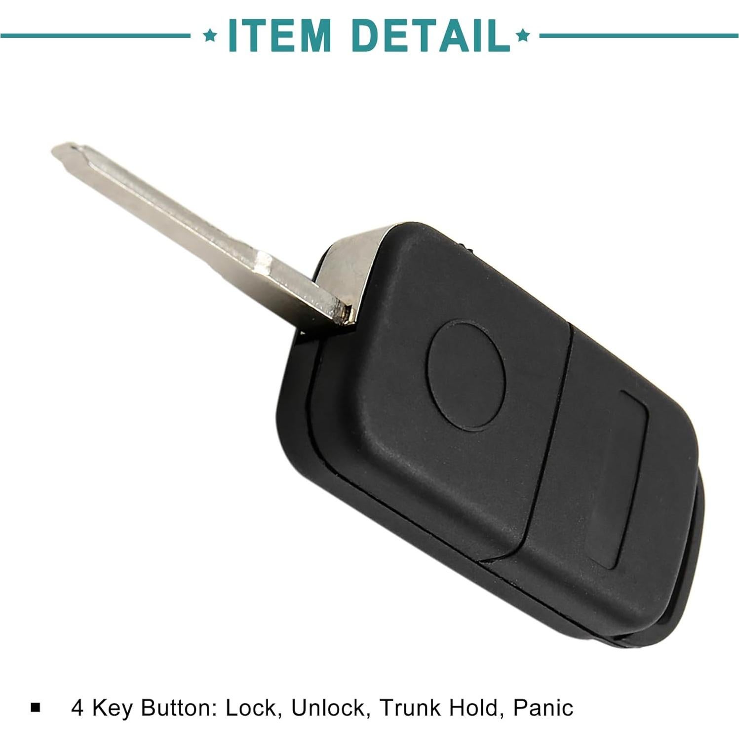 Funda de Llave ACROPIX para Mercedes-Benz ML320 4 Botones