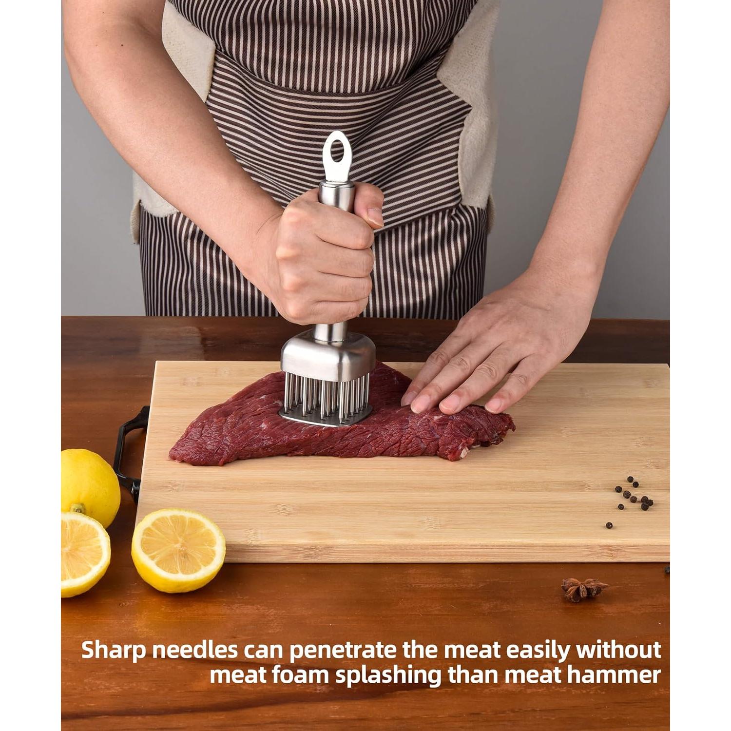 Ablandador de Carne Aliglow Acero Inoxidable 304 24 Agujas