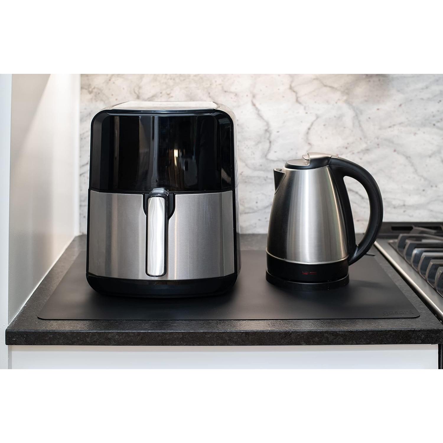 Set de 2 Alfombrillas de Silicona GASARÉ 63.5x43.2cm Negro