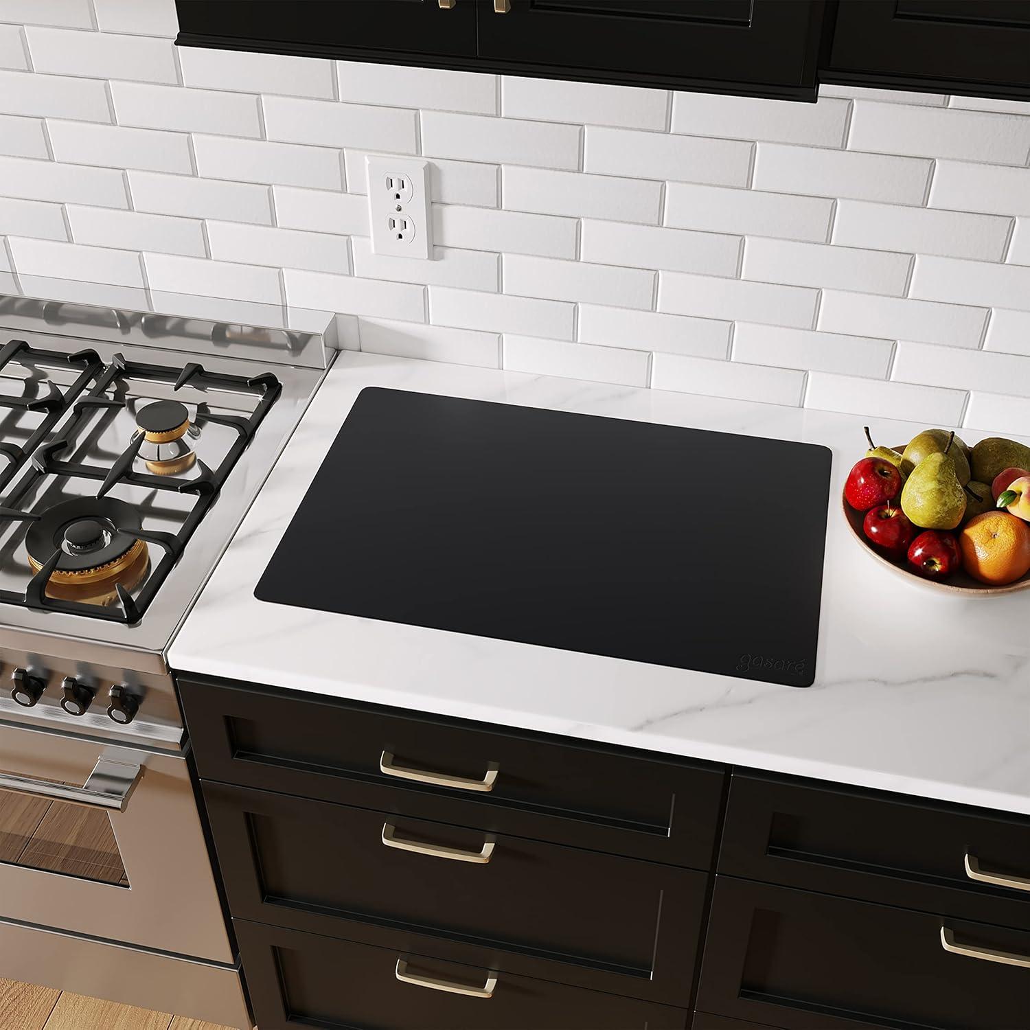 Set de 2 Alfombrillas de Silicona GASARÉ 63.5x43.2cm Negro