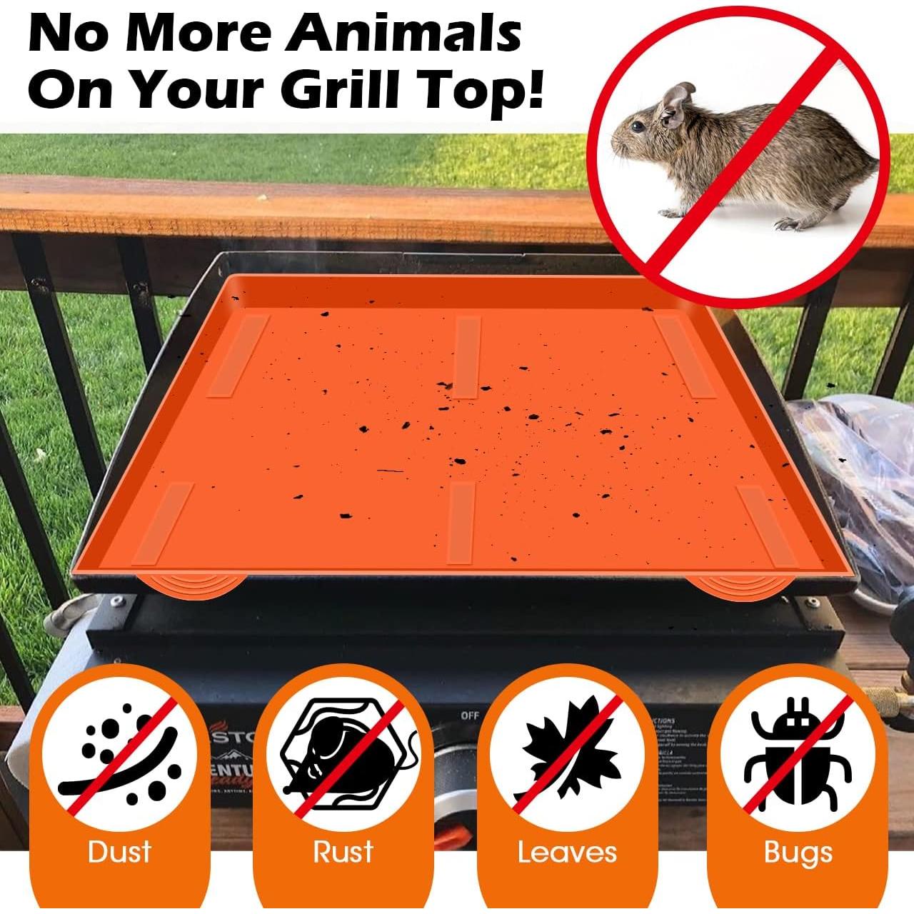 Alfombrilla de Silicona para Plancha Blackstone 17" Naranja