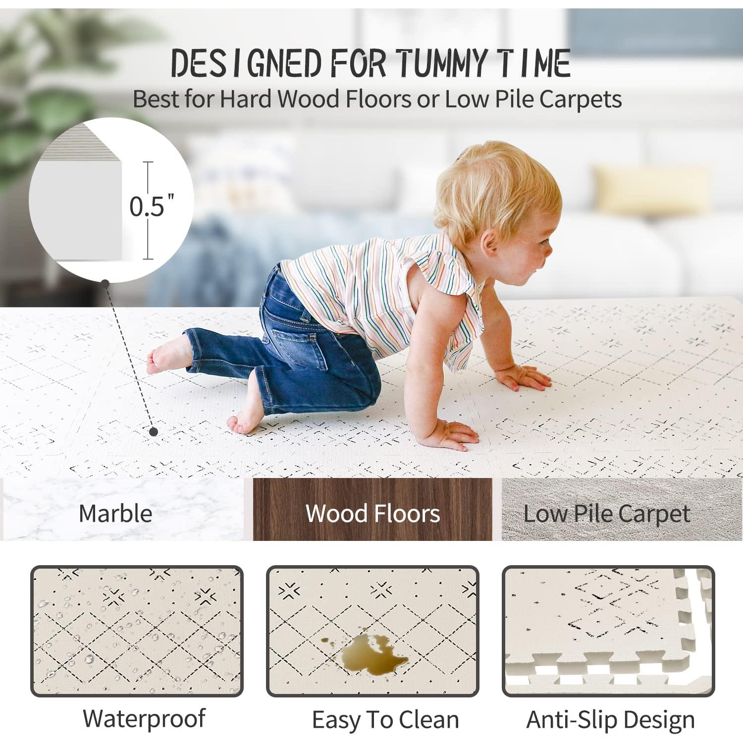 Alfombrilla de Juego para Bebés Yay! Mats 1.83x1.22m Espuma No Tóxica