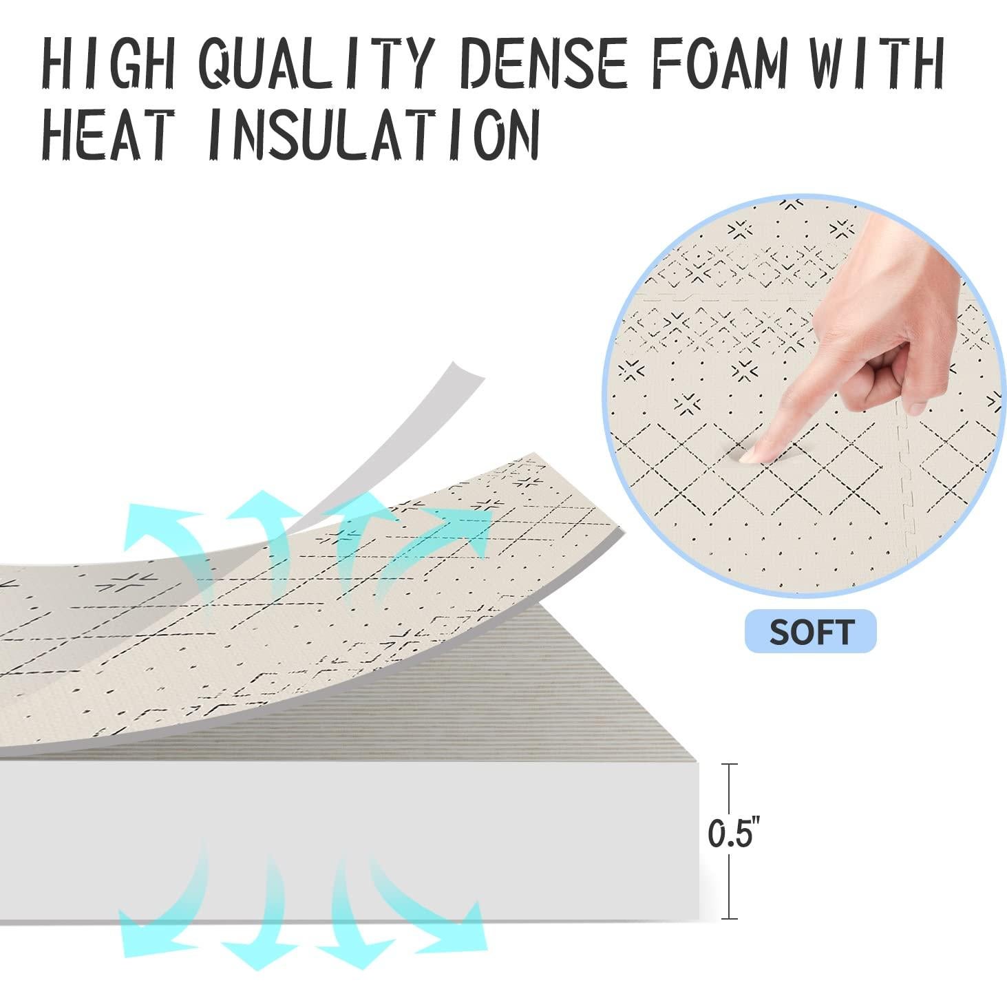 Alfombrilla de Juego para Bebés Yay! Mats 1.83x1.22m Espuma No Tóxica