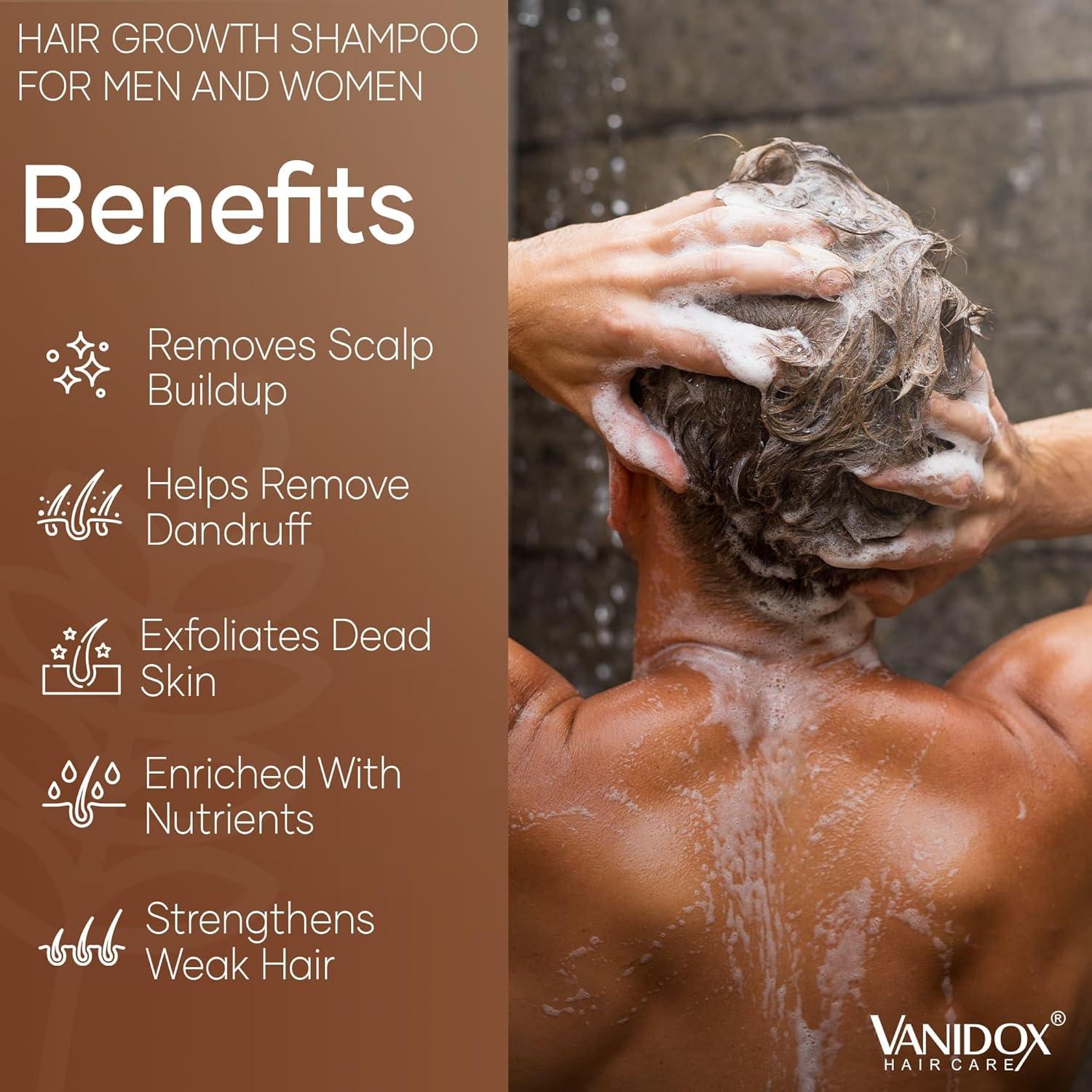 Champú de Ácido Carbónico VANIDOX 473 ml - Crecimiento Cabello