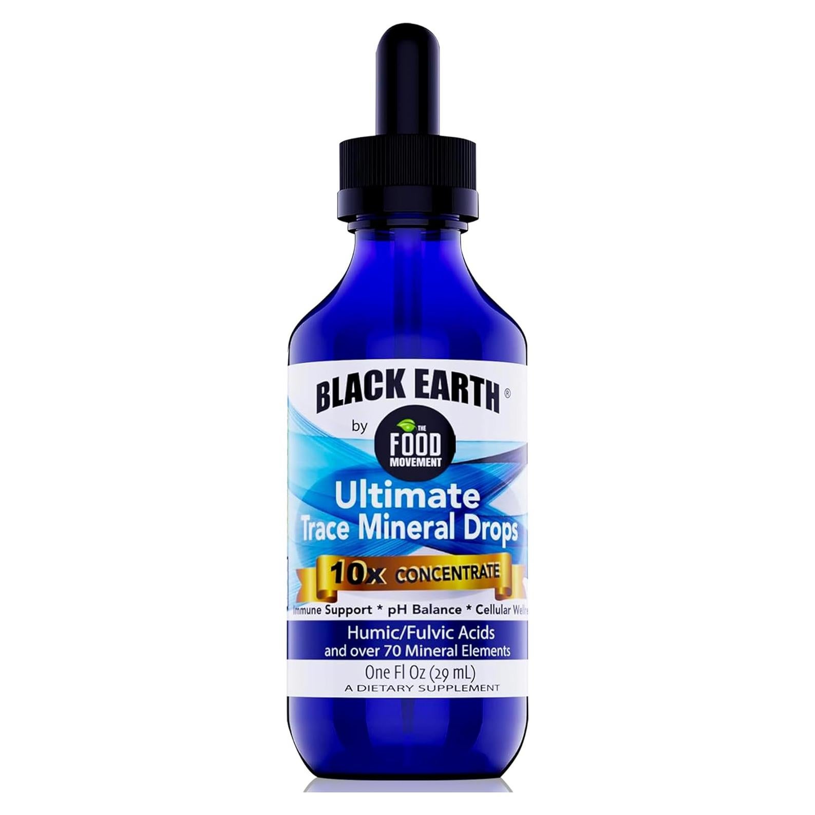 Minerales Traza Tierra Negra Ultima 10x Fuerza 29.57 ml Vegano