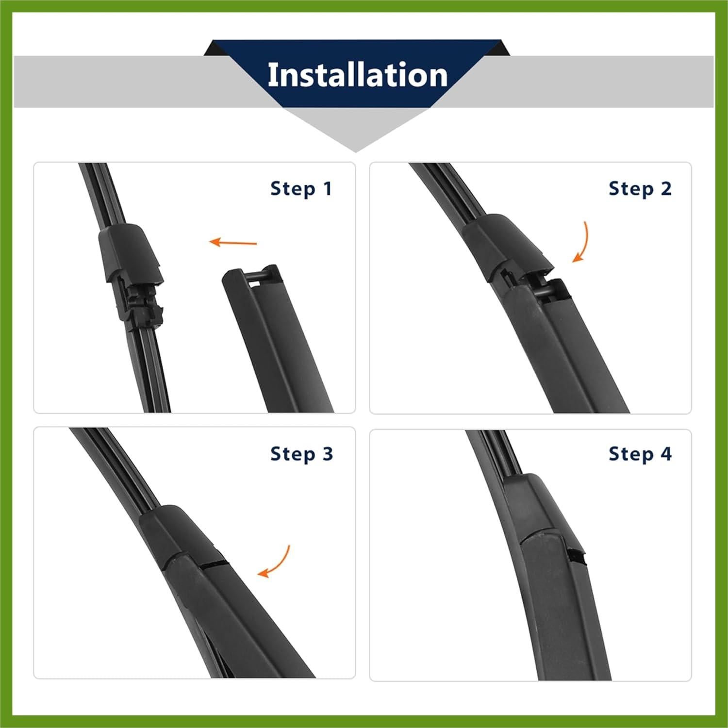 Juego de Limpiaparabrisas Trasero HOPESPANNER 335mm VW Jetta