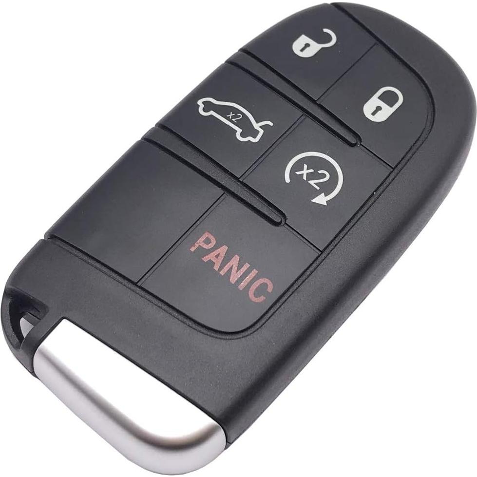 Funda de llave Dodge Jeep Chrysler modelo DO negra