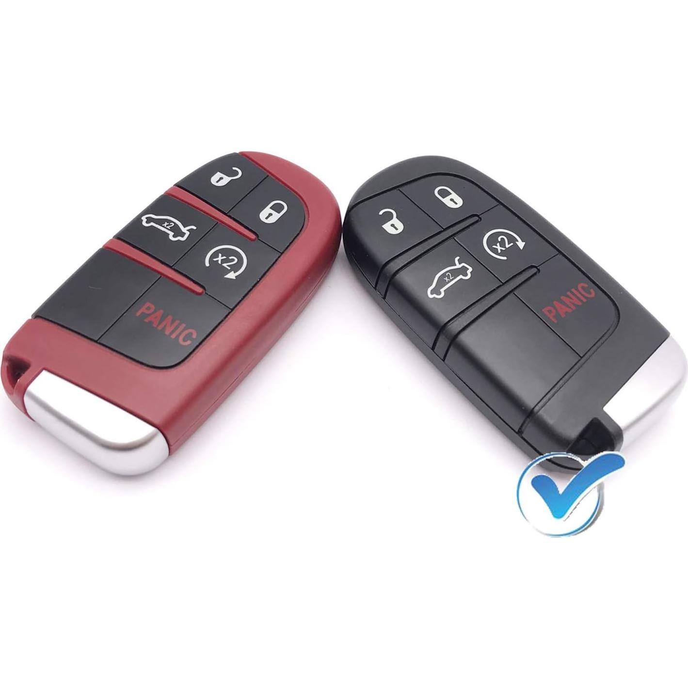 Funda de llave Dodge Jeep Chrysler modelo DO negra