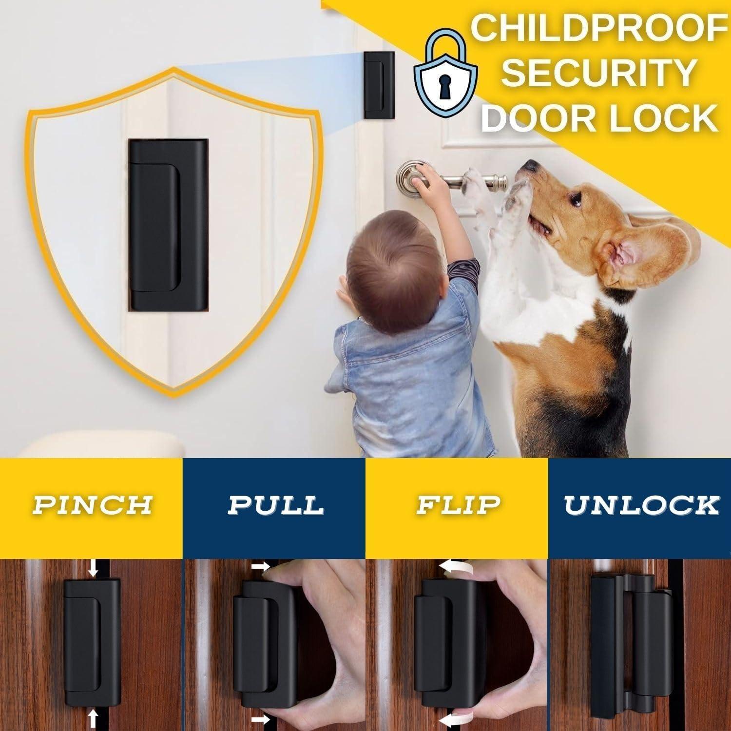 Cerradura de Seguridad Byssens para Puertas Inversas 7.62 cm