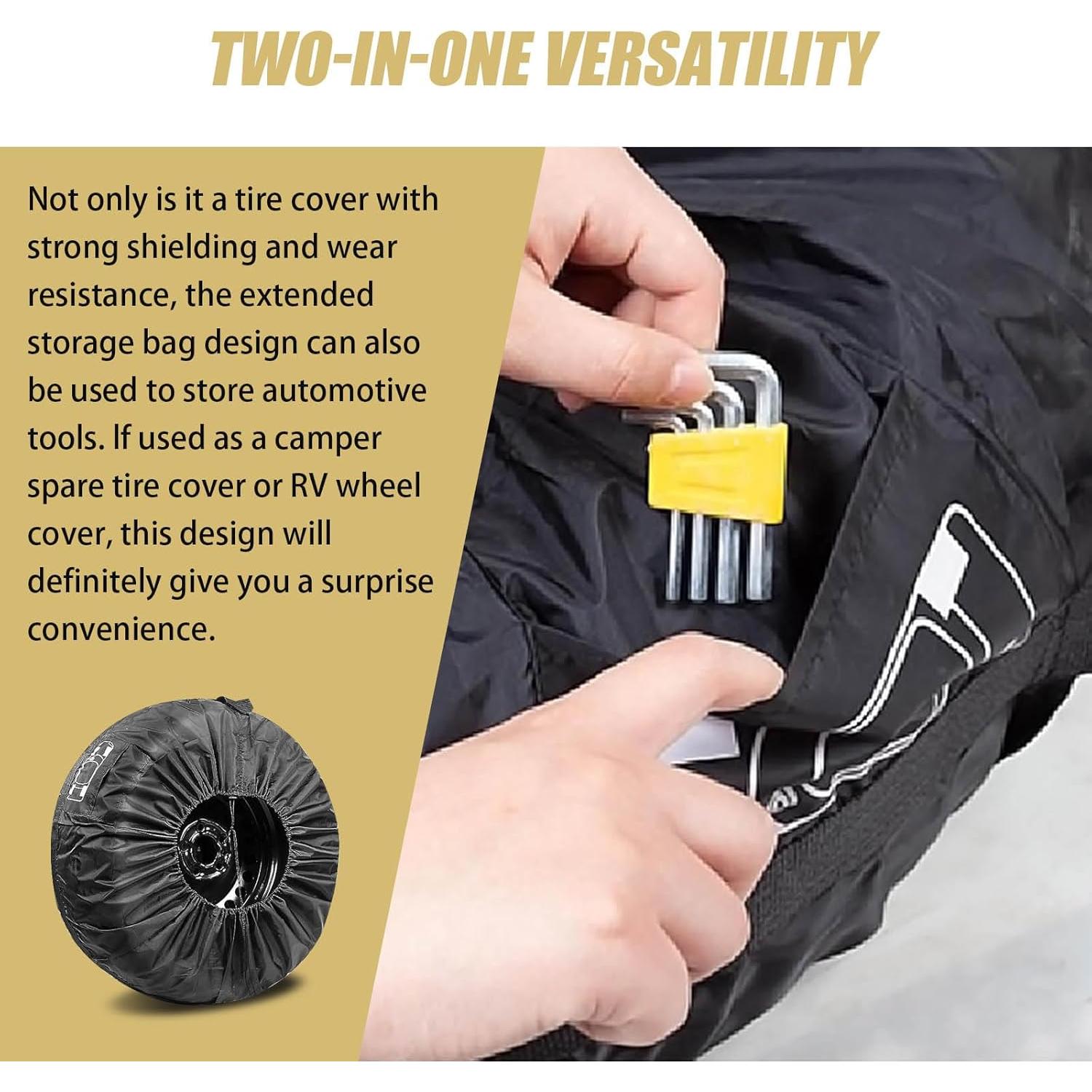 Protector de Neumáticos waswale S 66 cm Tela Oxford