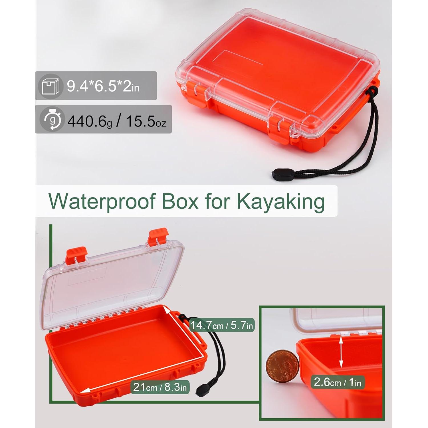 Caja Secadora Impermeable Uxwuy 8010 Naranja 23.9x16.5cm