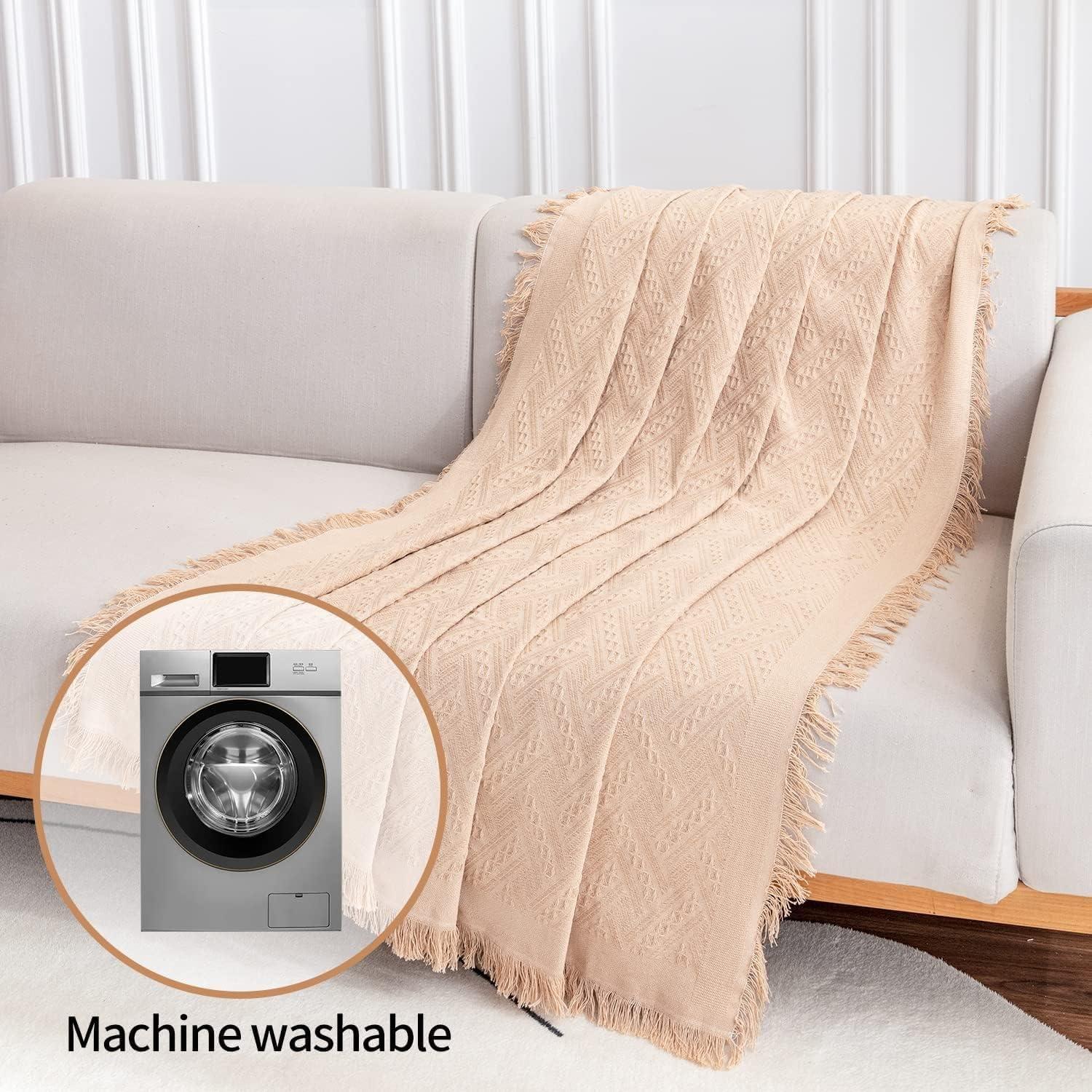 Deep Dream Sectional Couch Covers, 2 Pieces Sectional Sofa Cover, L Shaped Couch Covers, Couch Cover for Sectional Sofa (X-Large, 63" x 110" + 71" x 118, Brown)