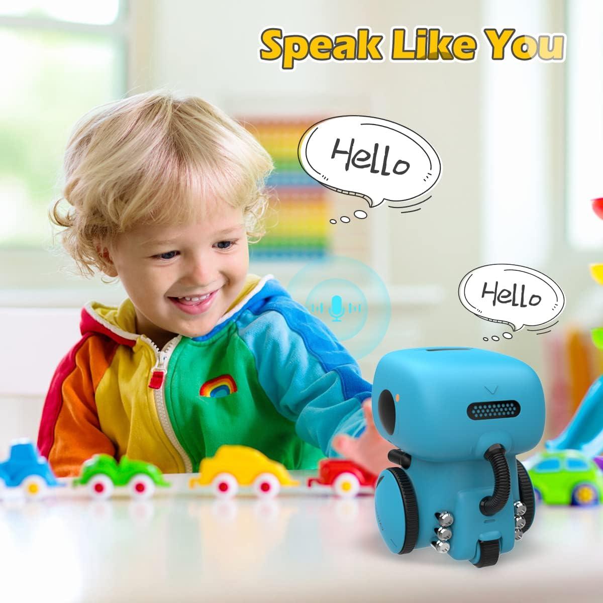 Robot Interactivo KaeKid para Niños 3-8 Años, Control por Voz