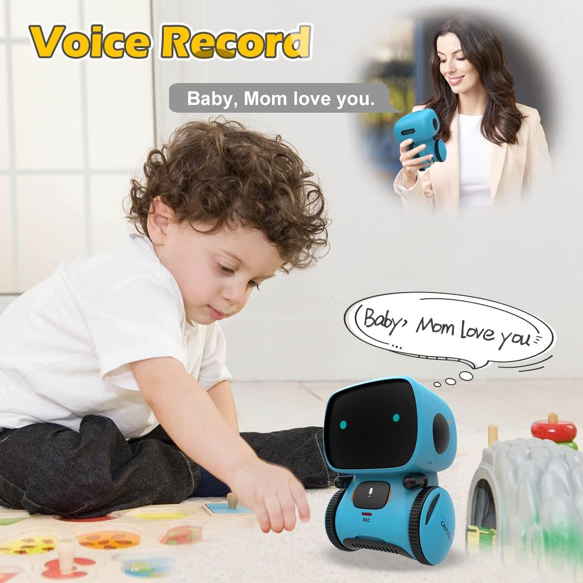 Robot Interactivo KaeKid para Niños 3-8 Años, Control por Voz