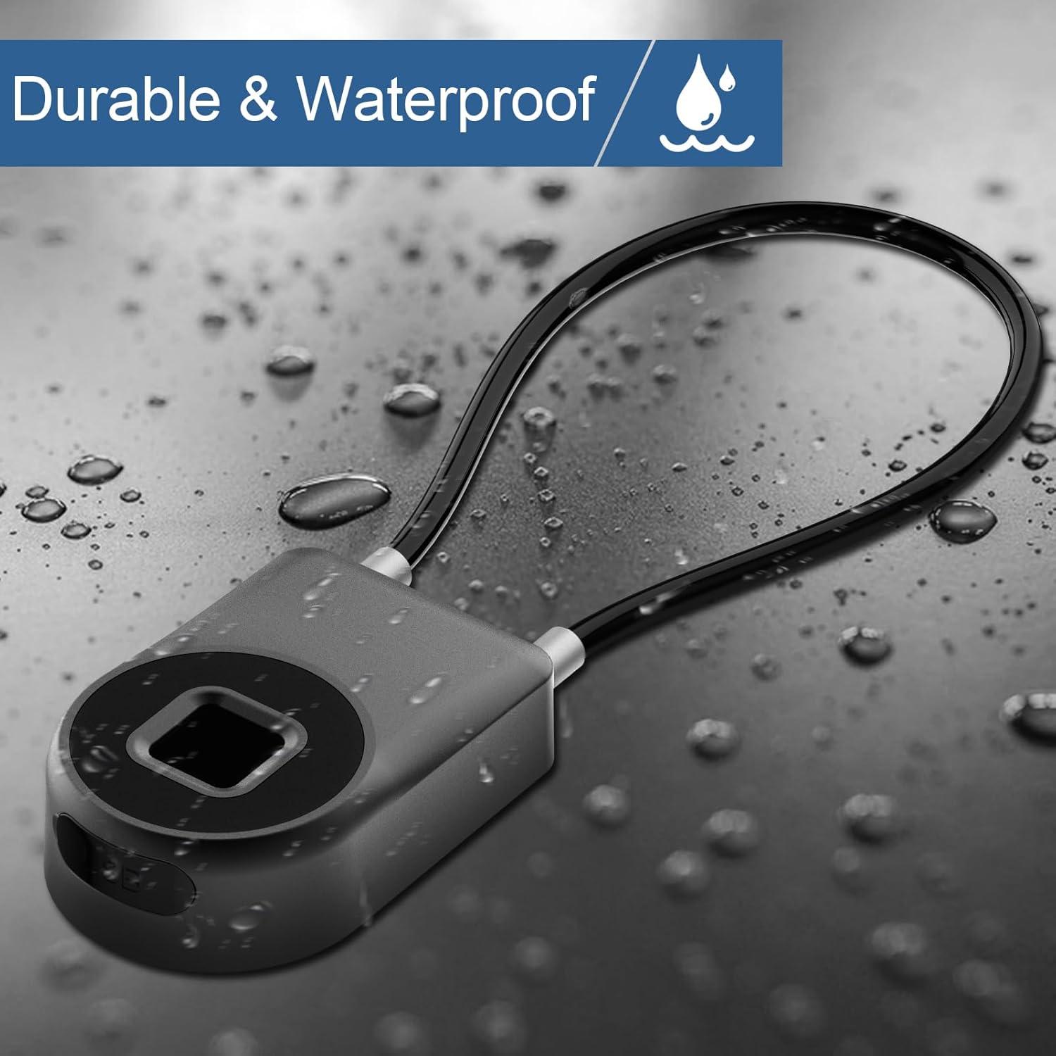 Candado Inteligente Biométrico Dhiedas P2BF 9.14 cm Bluetooth