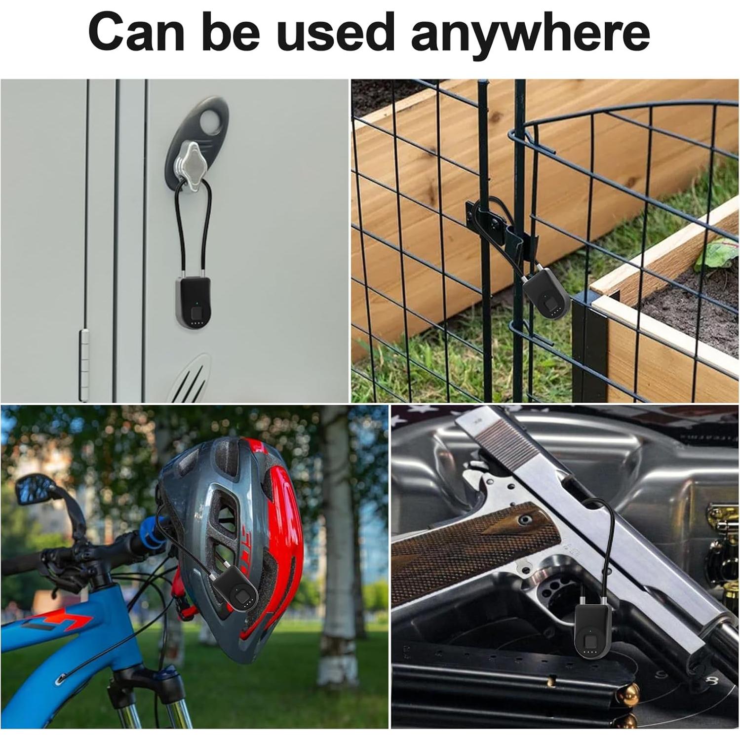 Candado Inteligente Biométrico Dhiedas P2BF 9.14 cm Bluetooth