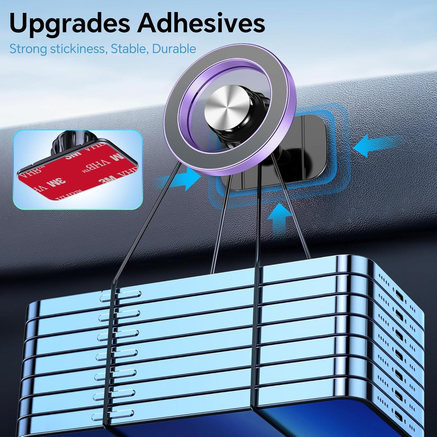 Soporte de Coche MagSafe Kaistyle N21 Violeta para iPhone 17-12