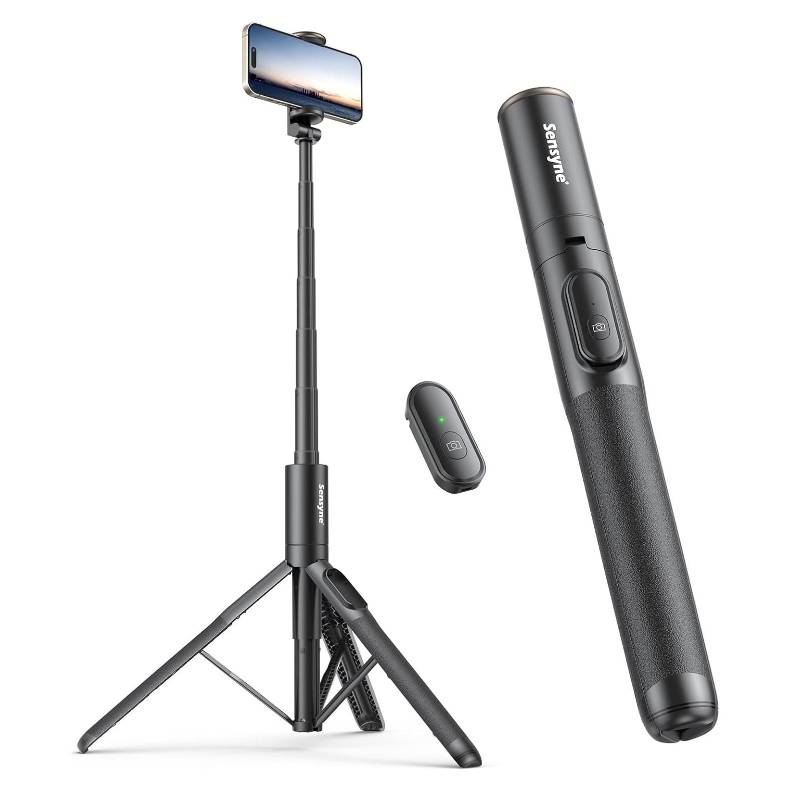 Trípode para Teléfono Sensyne 60" con Control Remoto Inalámbrico