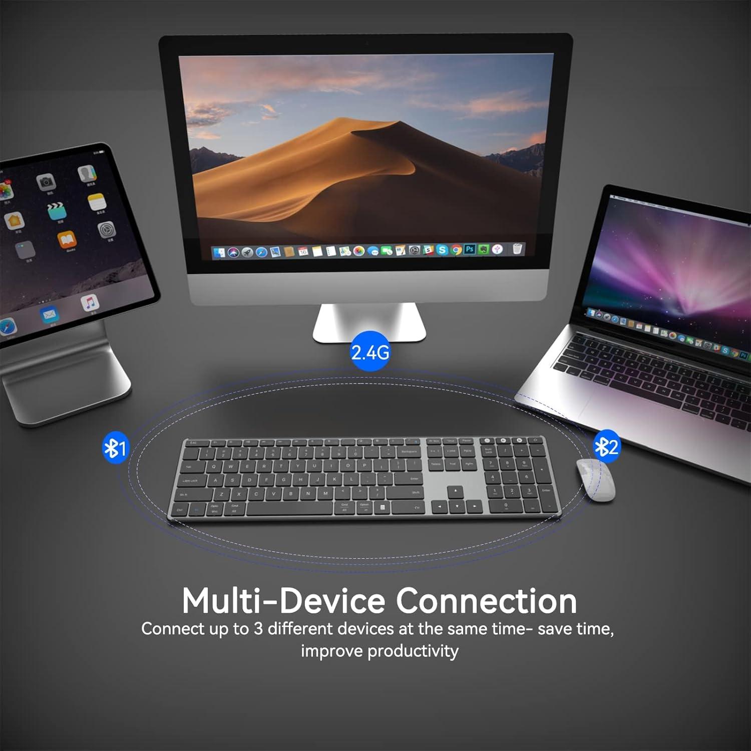 Teclado Inalámbrico AUSDOM Sofkeys 4 Bluetooth Recargable