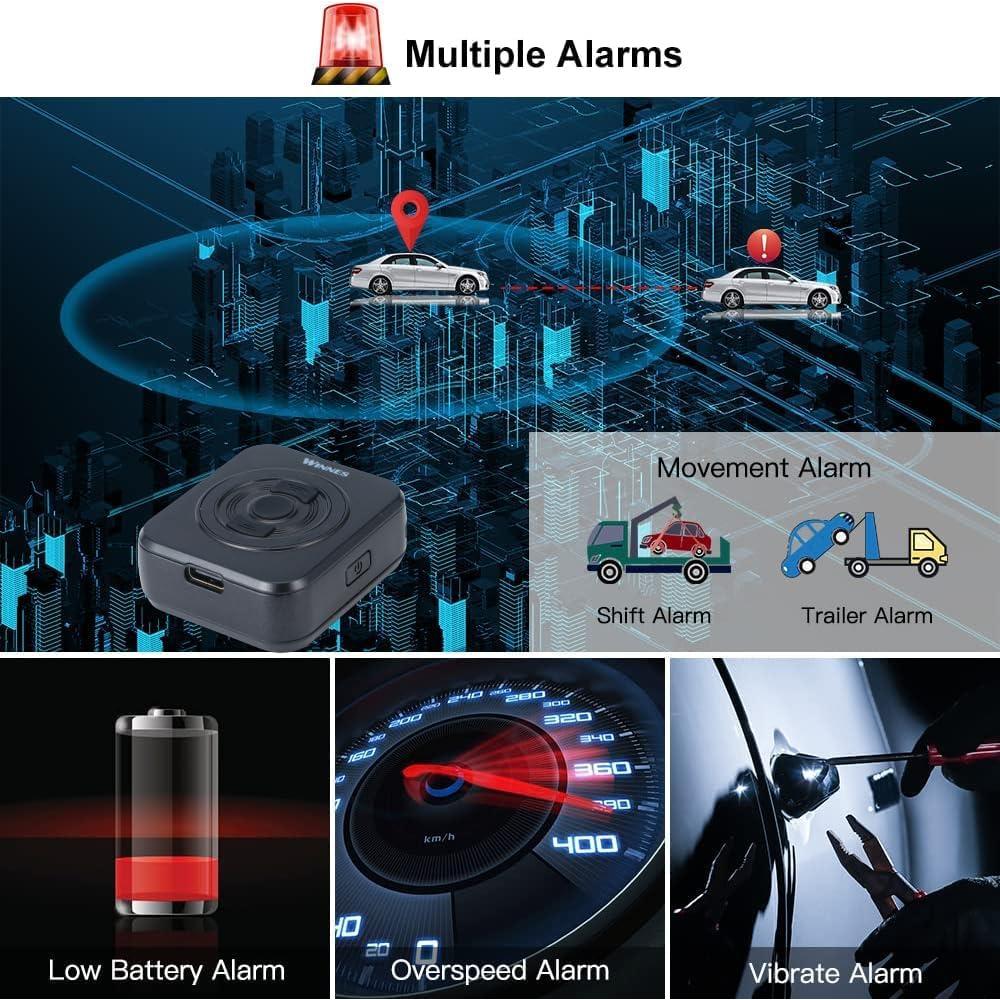 Rastreador GPS Magnético Winnes 4GTKS1 Localizador Vehicular