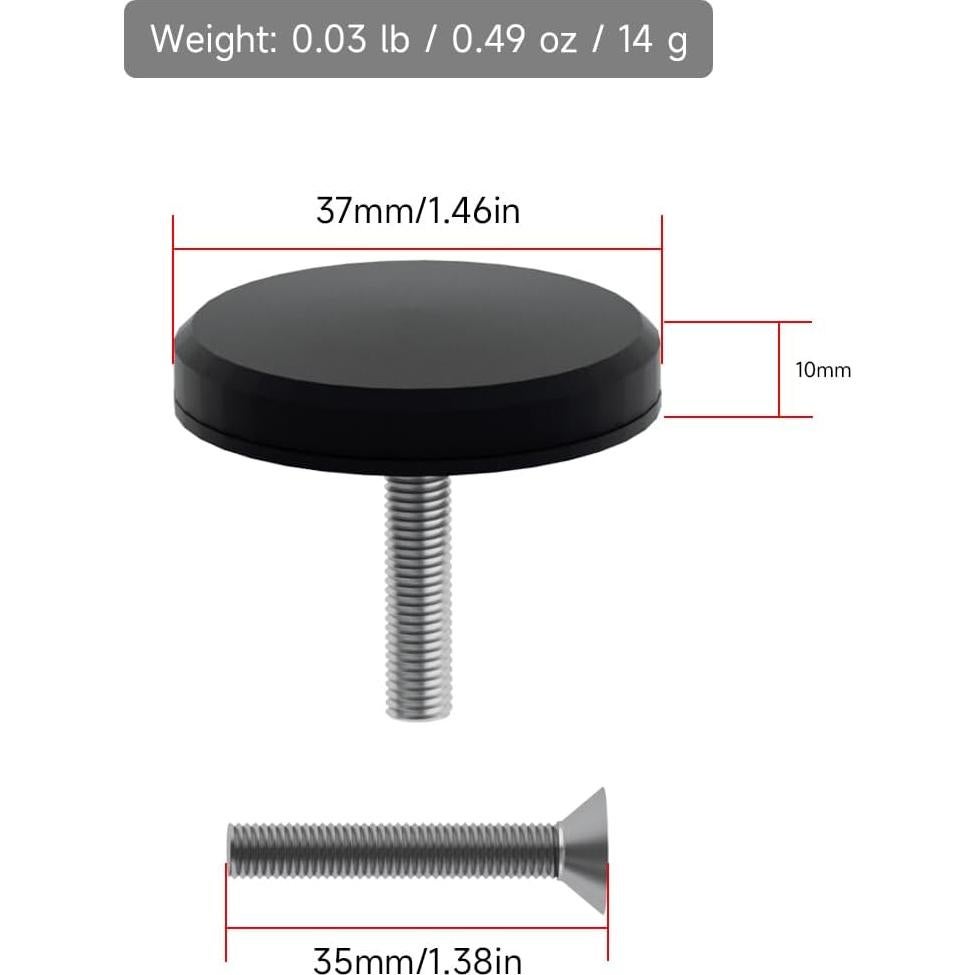 Soporte de Bicicleta para AirTag YaderJove Impermeable Negro