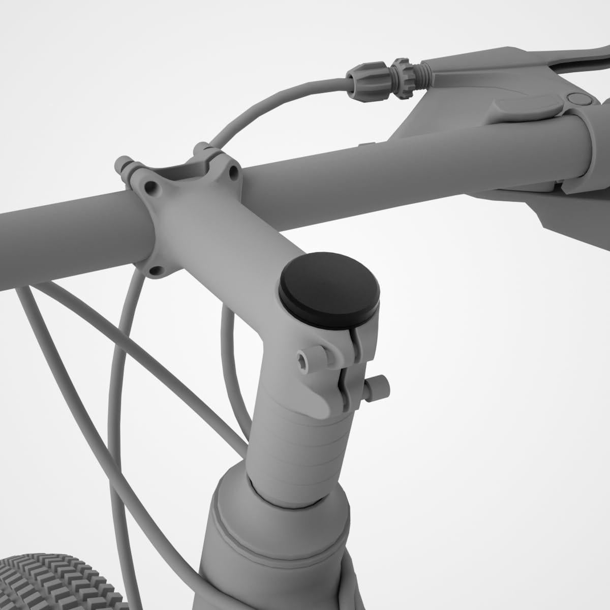 Soporte de Bicicleta para AirTag YaderJove Impermeable Negro