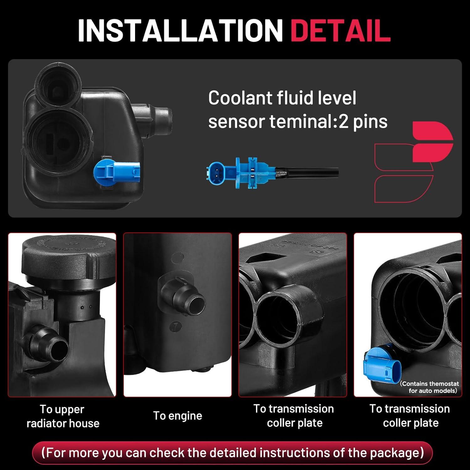 Tanque de Refrigerante BDFHYK para BMW E46 320i 323i 325i 328i