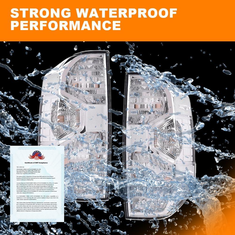 Luces Traseras G-PLUS para Toyota Tundra 2014-2021 Lente Clara