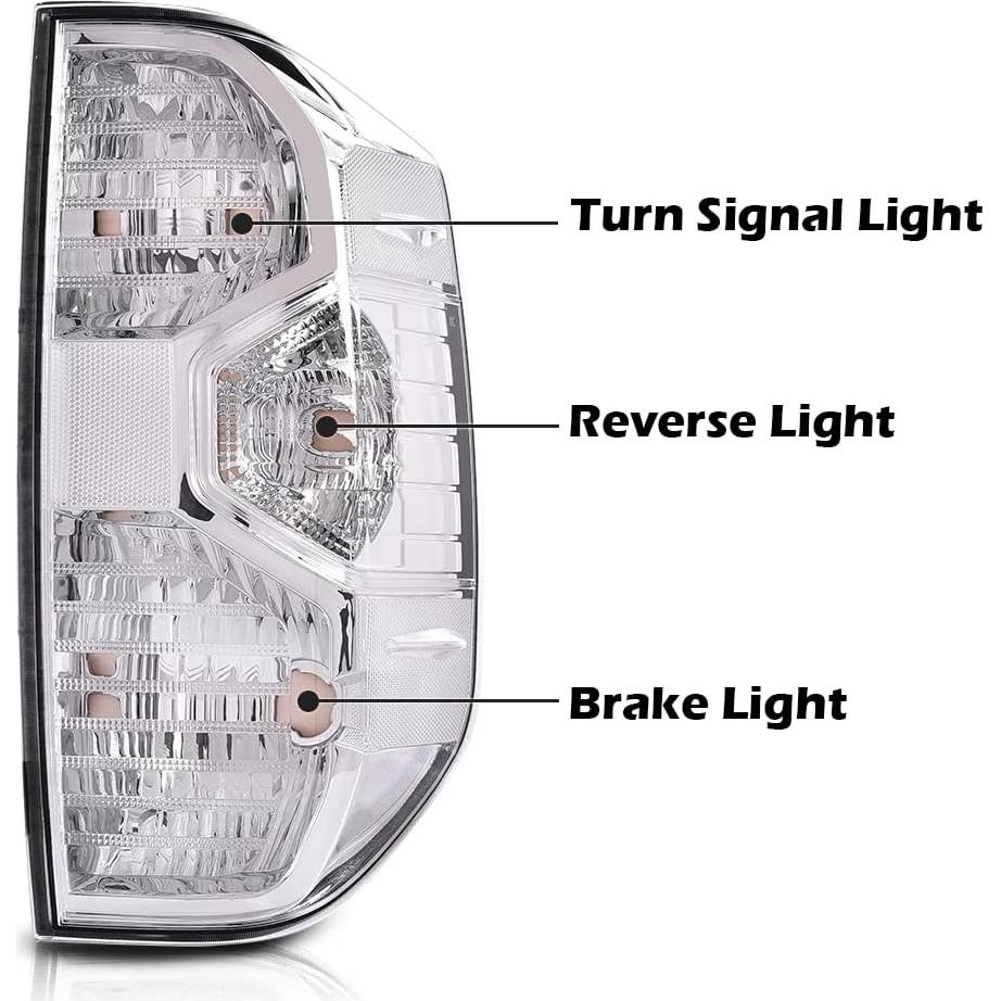 Luces Traseras G-PLUS para Toyota Tundra 2014-2021 Lente Clara